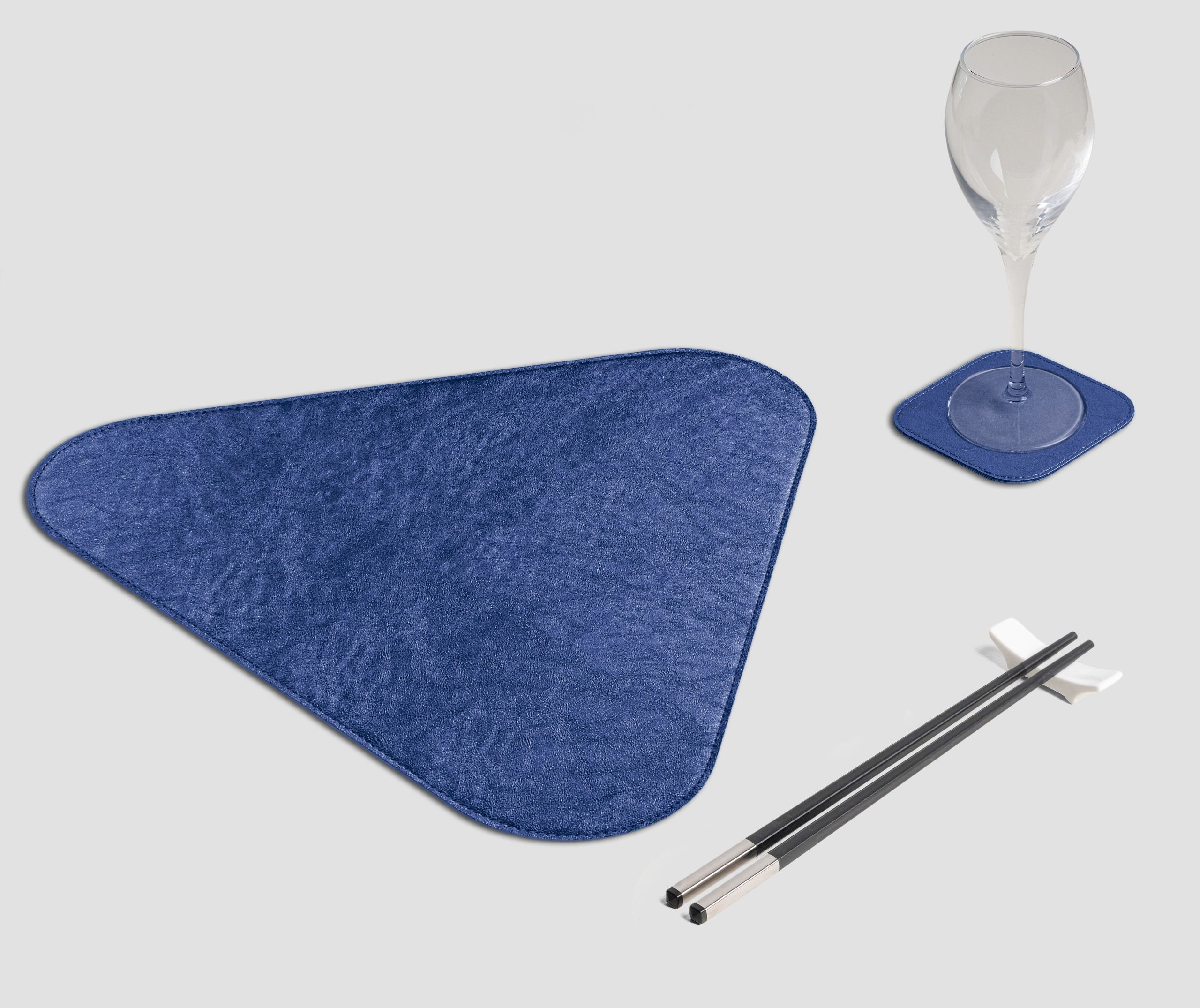 Wosde - La tovaglietta professionale personalizzata Wosde Tovaglietta Triangolo Metal blu