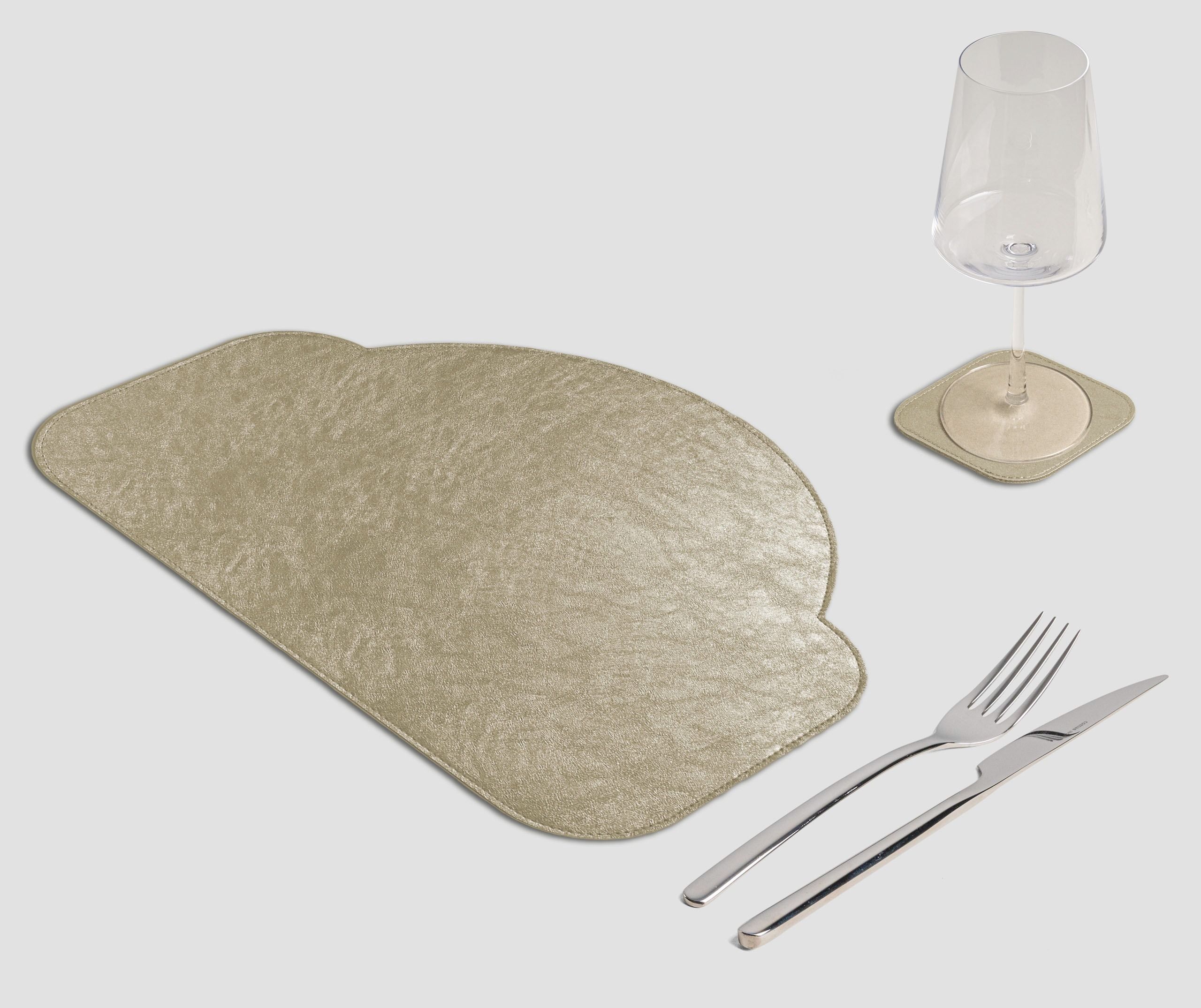 Wosde - La tovaglietta professionale personalizzata Wosde Tovaglietta Arco Metal platino