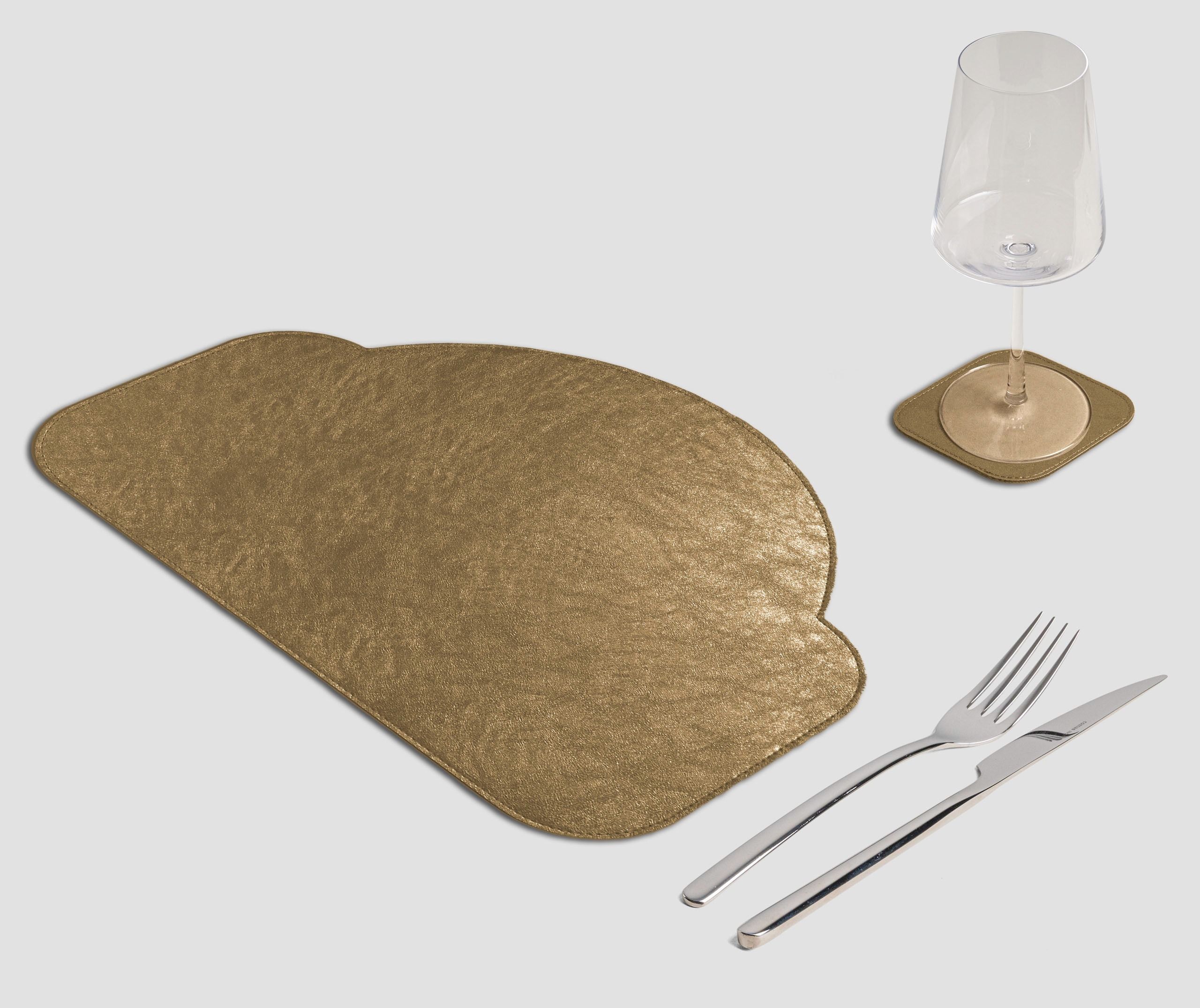 Wosde - La tovaglietta professionale personalizzata Wosde Tovaglietta Arco Metal oro