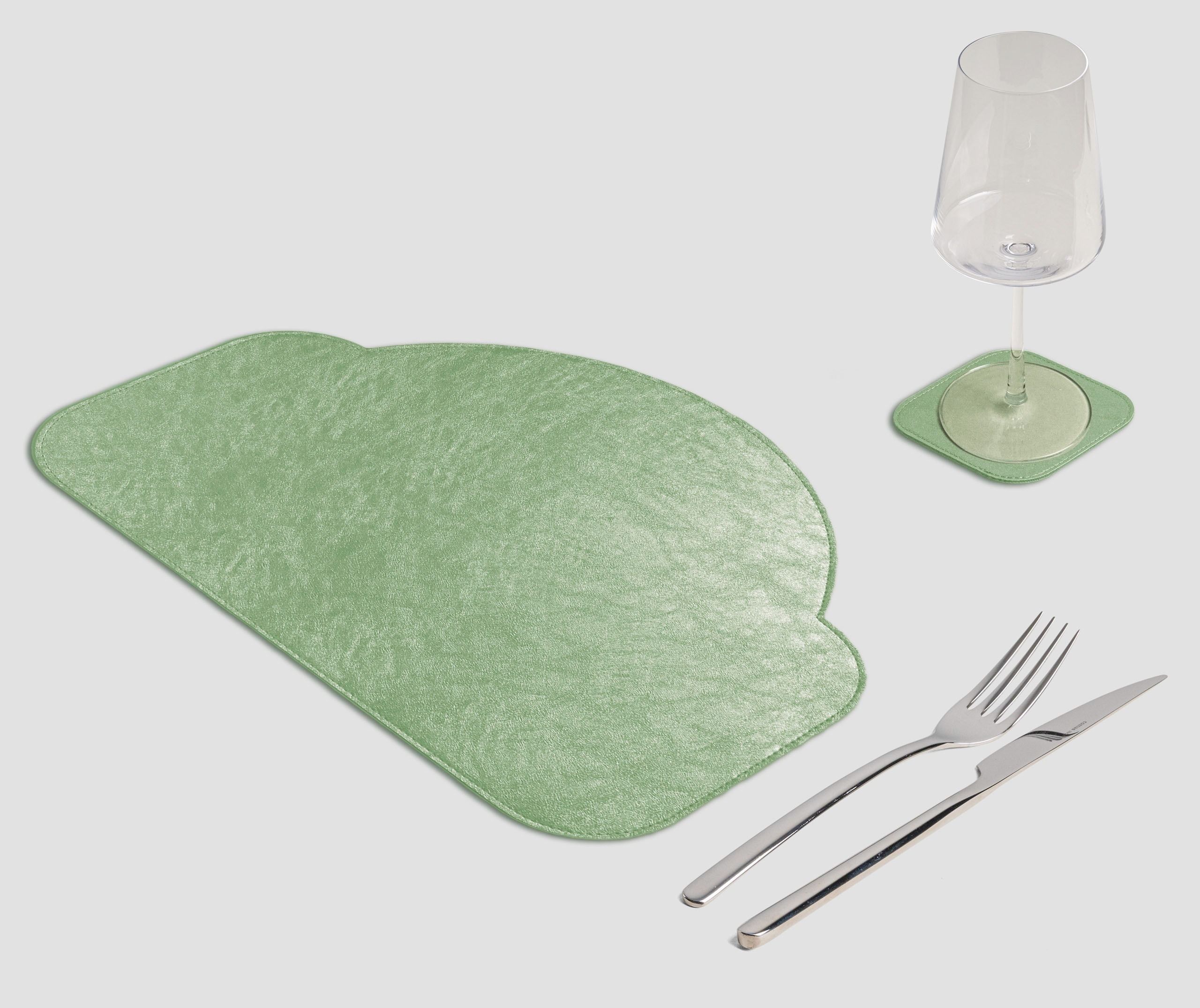 Wosde - La tovaglietta professionale personalizzata Wosde Tovaglietta Arco Metal verde chiaro