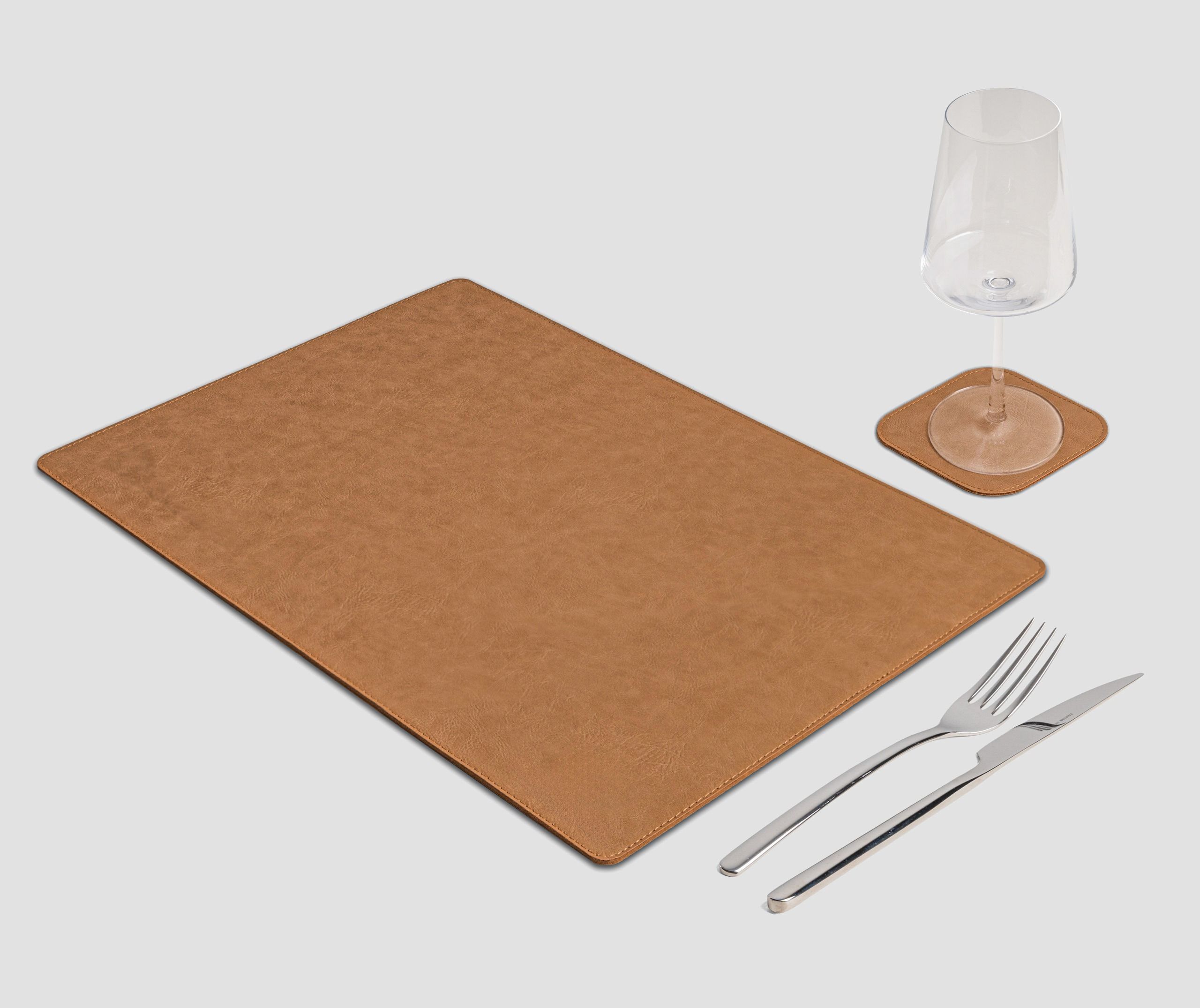 Wosde - La tovaglietta professionale personalizzata Wosde Tovaglietta Rettangolare gourmet Vintage tabacco