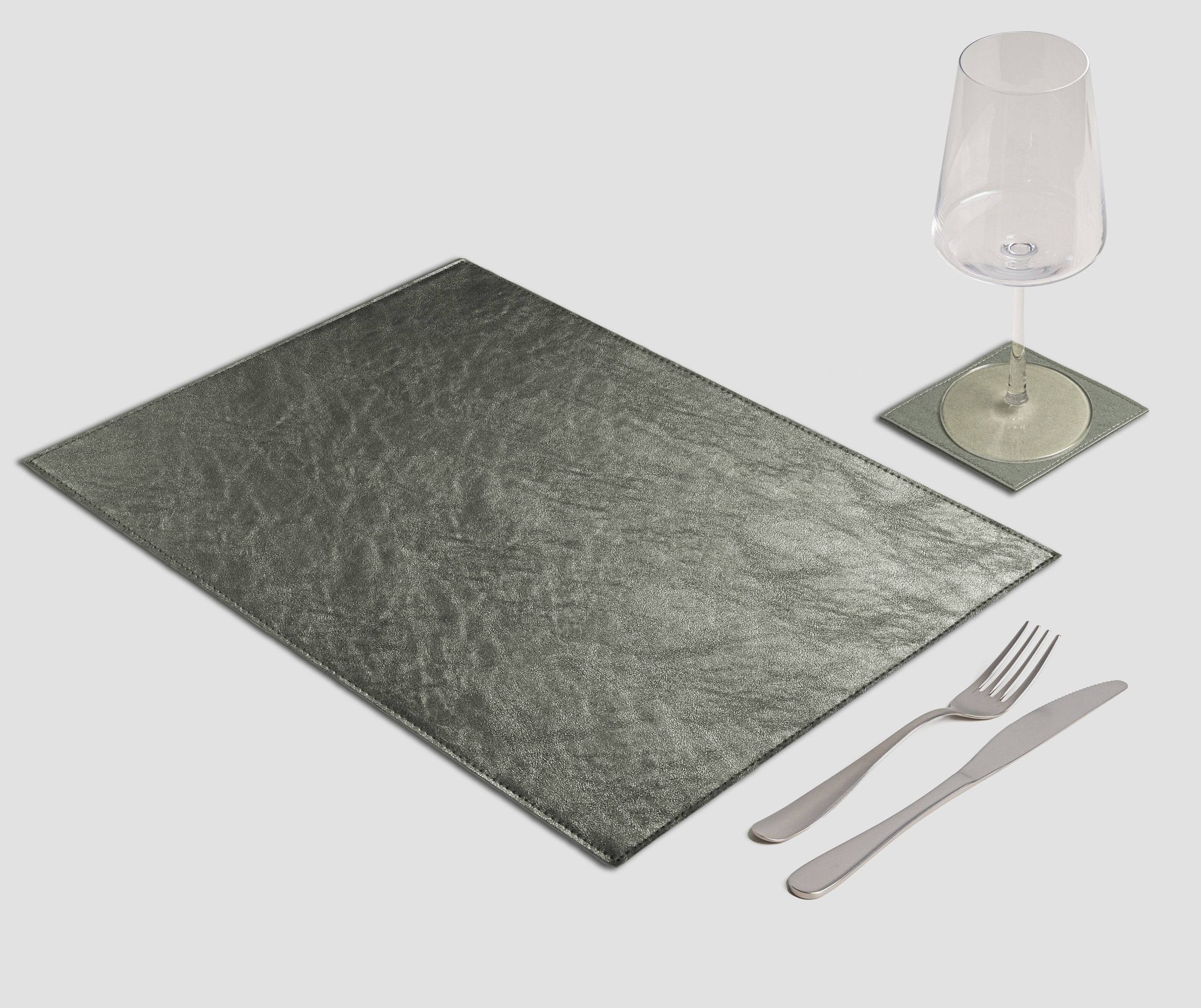 Wosde - La tovaglietta professionale personalizzata Wosde Tovaglietta Rettangolare spigolo Metal peltro