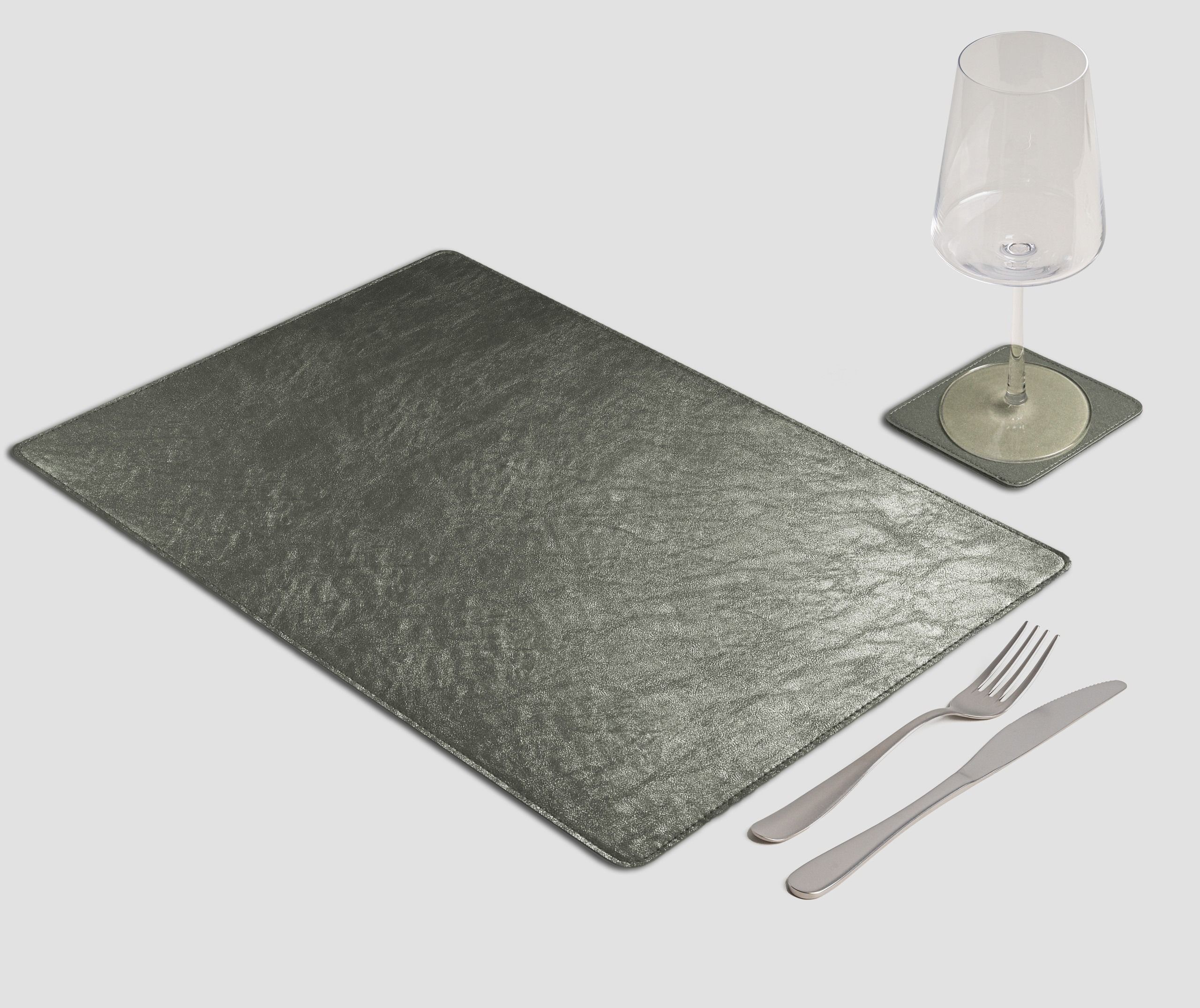 Wosde - La tovaglietta professionale personalizzata Wosde Tovaglietta Rettangolare gourmet Metal peltro