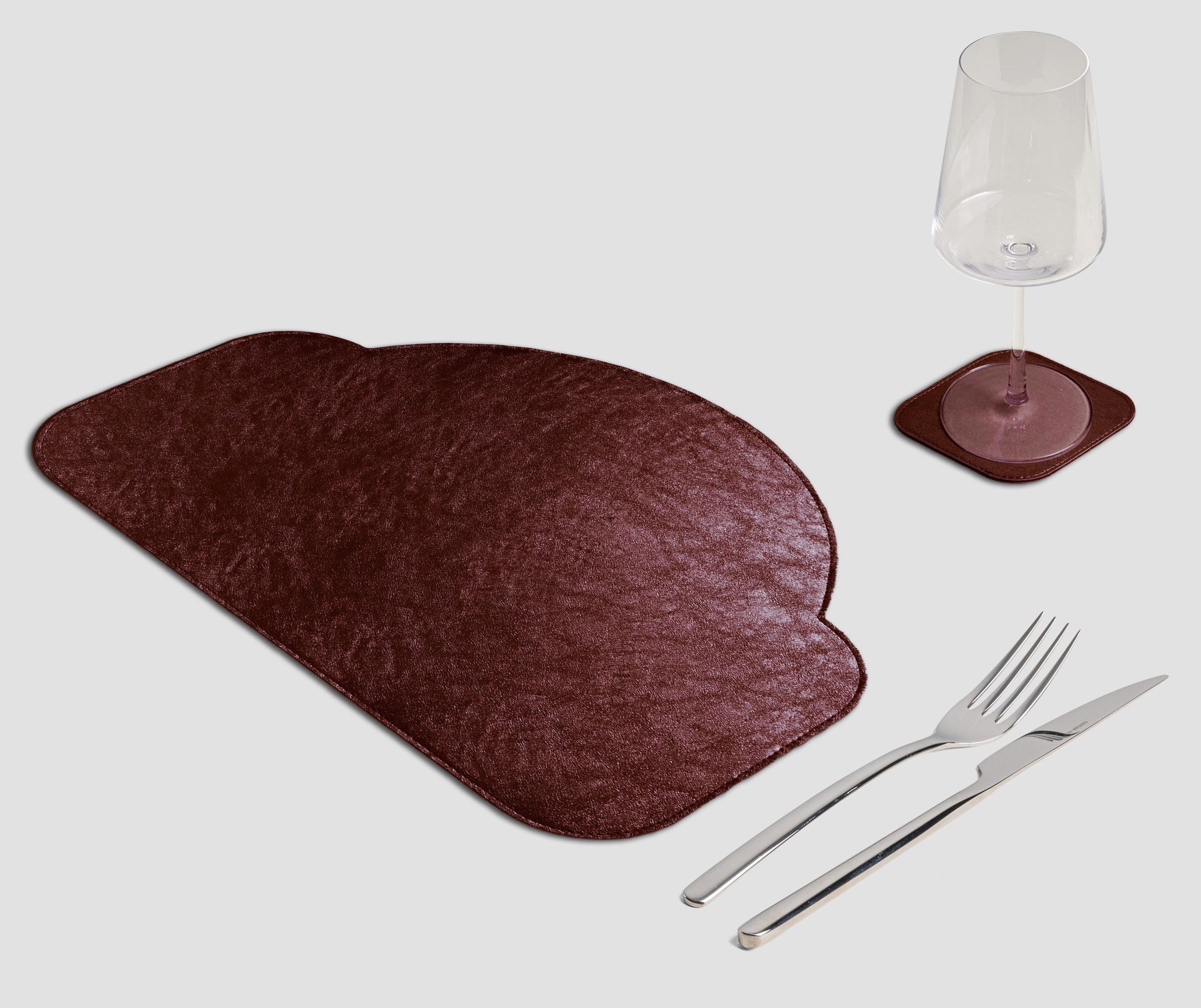 Wosde - La tovaglietta professionale personalizzata Wosde Tovaglietta Arco Metal bordeaux