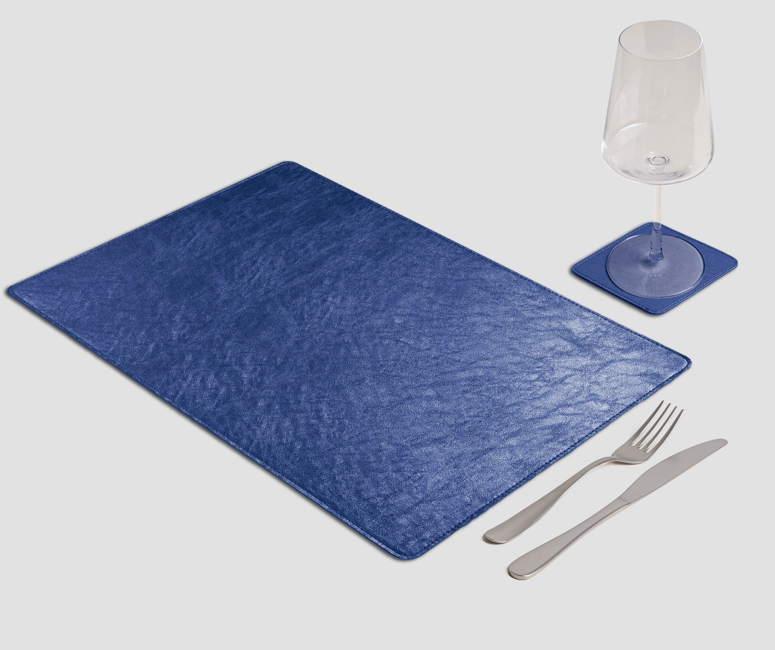 Wosde - La tovaglietta professionale personalizzata Wosde Tovaglietta Rettangolare gourmet Metal blu