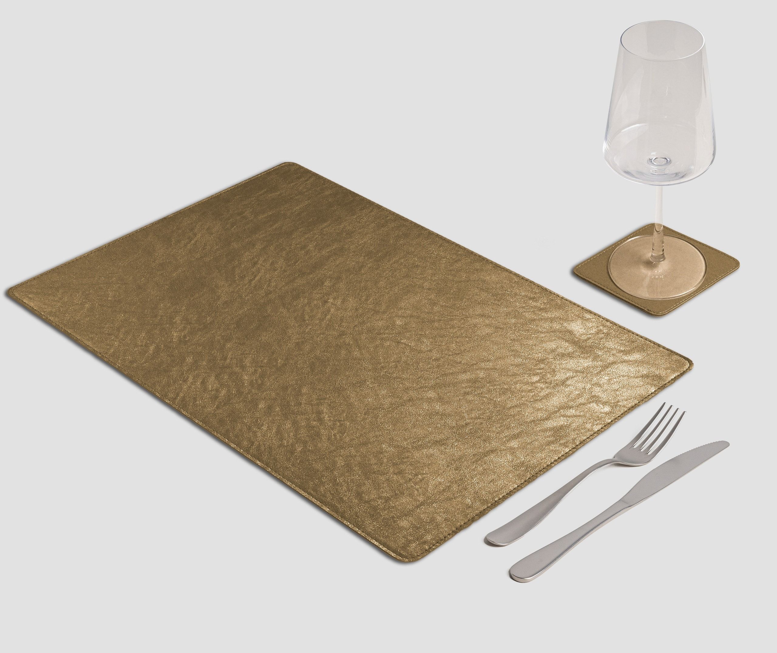 Wosde - La tovaglietta professionale personalizzata Wosde Tovaglietta Rettangolare gourmet Metal oro