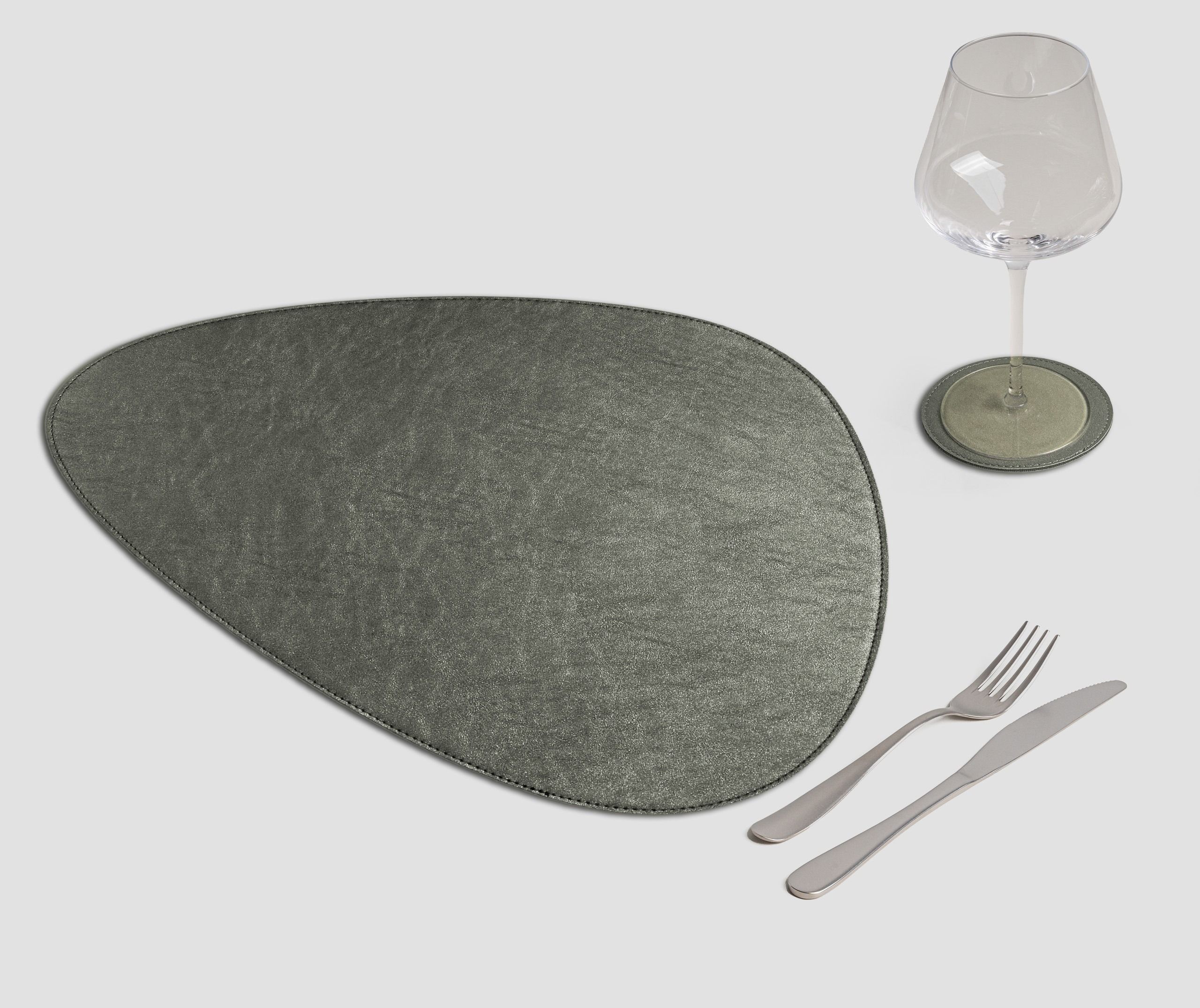 Wosde - La tovaglietta professionale personalizzata Wosde Mantel individual de peltre y metal de piedra