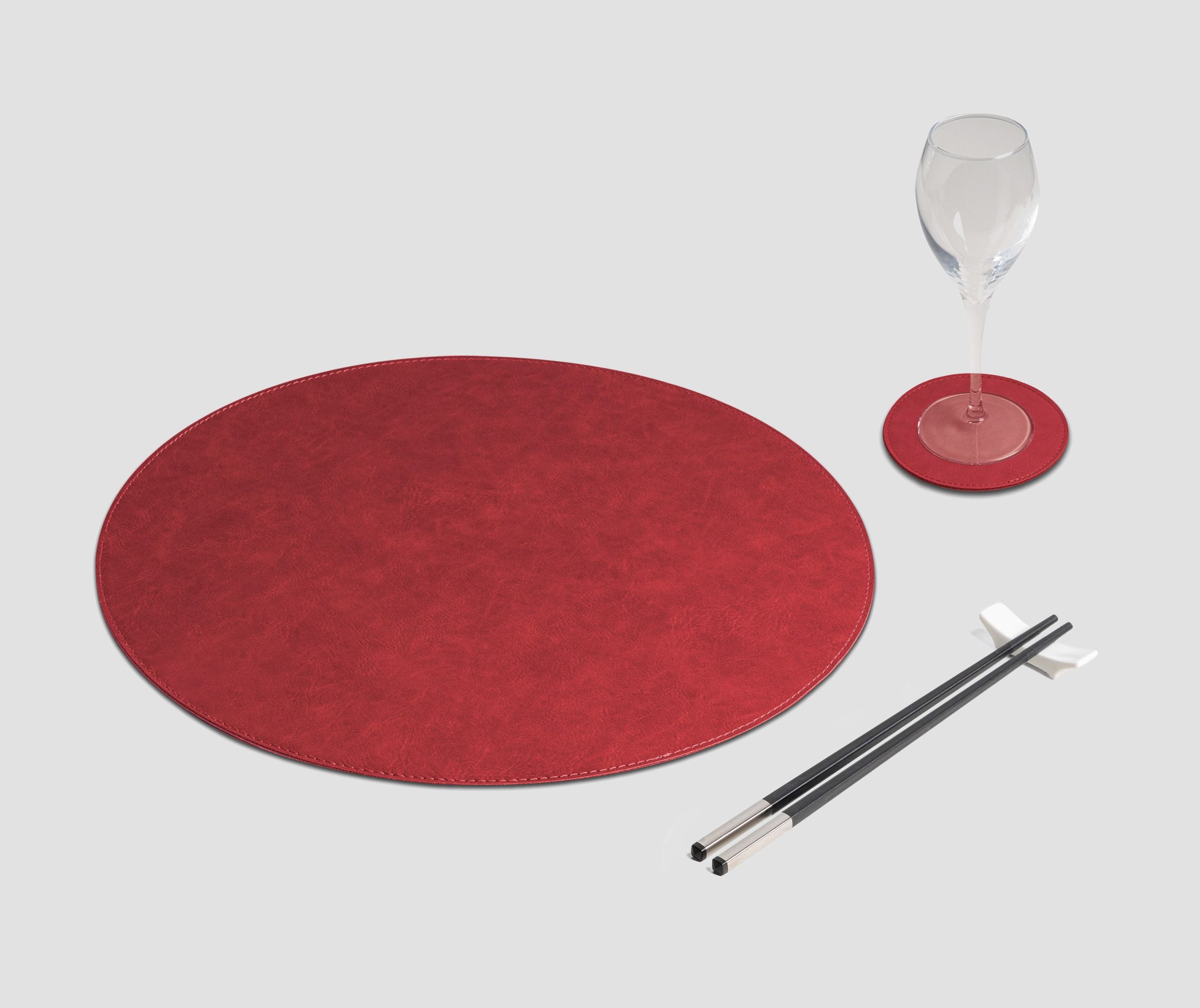 Wosde - La tovaglietta professionale personalizzata Wosde Tovaglietta Tonda Vintage fuoco