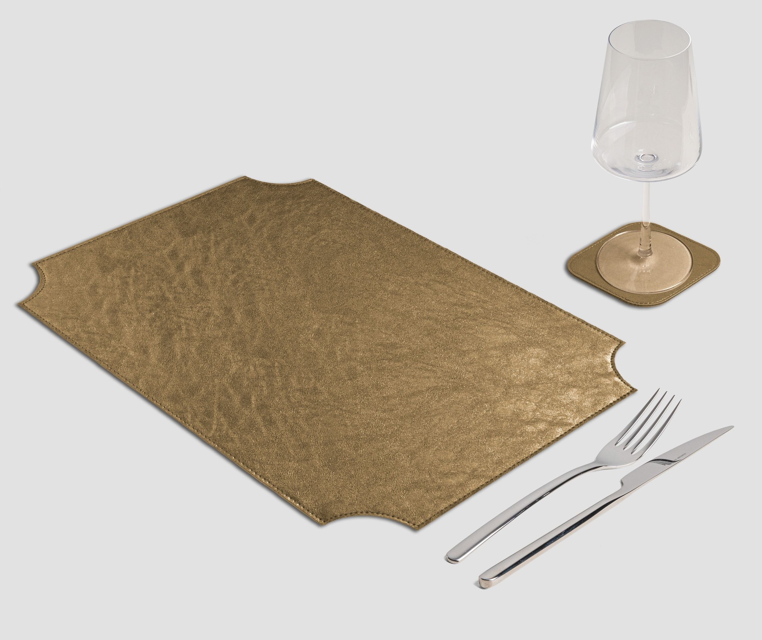 Wosde - La tovaglietta professionale personalizzata Wosde Tovaglietta Barocco rettangolare Metal oro