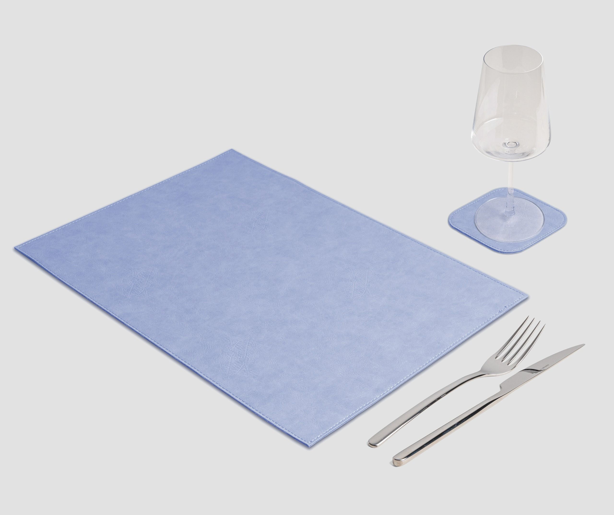 Wosde - La tovaglietta professionale personalizzata Wosde Mantel individual vintage con borde rectangular color lavanda