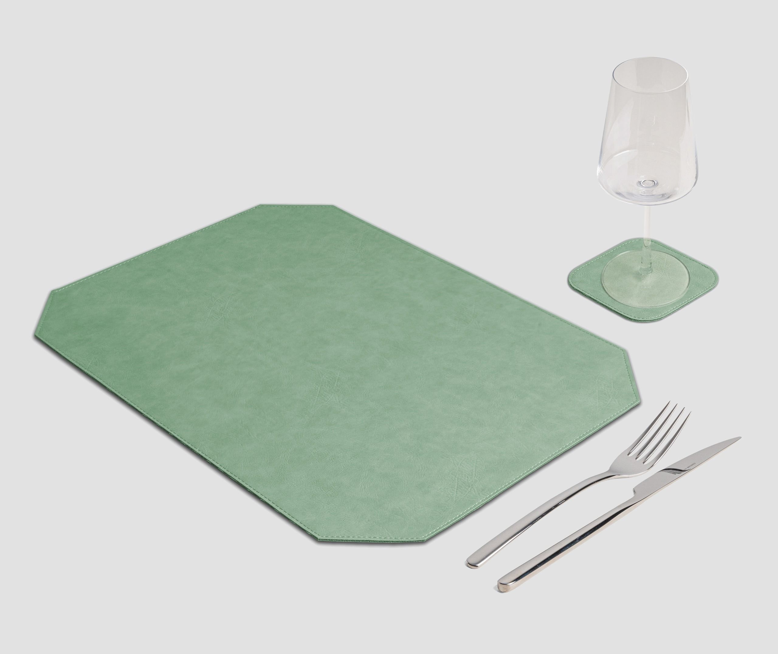 Wosde - La tovaglietta professionale personalizzata Wosde Mantel individual con bandeja de salvia vintage